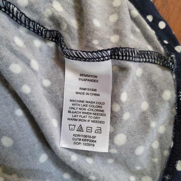 Nine Britton Polka Dot Cowl Neck Mini Dress Size M New - Picture 7 of 7